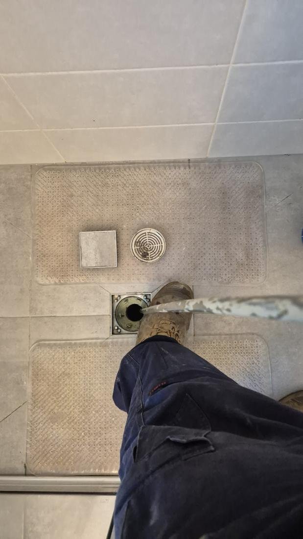 SOS Drain Cleaning clearing a blocked drain in Rye